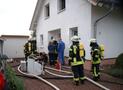 Brand eines Wäschetrockners auf Bergheim schnell gelöscht