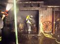 Feuer zerstört Holz- und Geräteschuppen in Voßwinkel