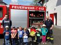 Feuerwehr Hüsten erklärt Kindergartenkindern den Brandschutz! 