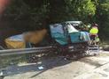 LKW-Unfall auf der BAB 445 bei Neheim fordert zwei Schwerstverletzte