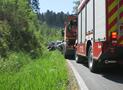 Verkehrsunfall auf dem „Ochsenkopf“ fordert Verletzte