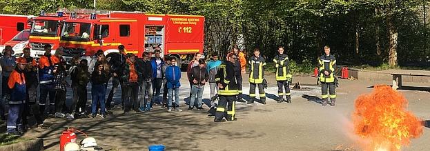 Brandschutztag im Bestwiger Schulzentrum