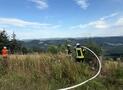 Entstehungsbrand im Freien