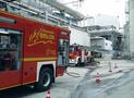 Brand im Industriebetrieb