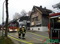 Dachstuhlbrand in der Gartenstraße