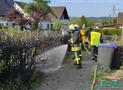 Heckenbrand in Alme