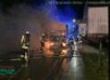 LKW-Brand in Thülen