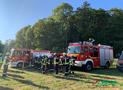 Überörtliche Hilfe bei Waldbrand in Marsberg