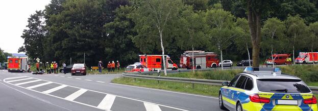 Verkehrsunfall auf der B 7 – Umgehungsstraße