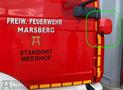 Abbiegeassistenzsystem für sieben Einsatzfahrzeuge: Feuerwehr Marsberg investiert in Verkehrssicherheit