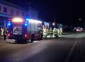 Brand in Produktionsmaschine