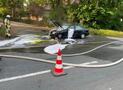 PKW-Brand zwischen Warburg und Scherfede