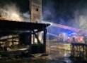 Brennt Grillstation am Feuerwehrhaus