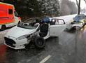 Schwerer Verkehrsunfall auf der B7 am 03.01.2017
