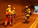 Übungseinsatz im Tunnel, Schmallenberger Feuerwehr probt den Ernstfall
