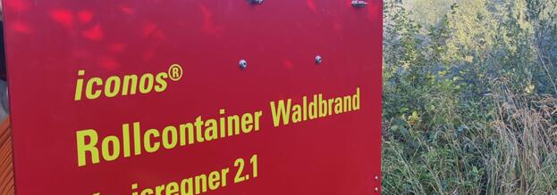 Waldbrand in Sundern-Stemel