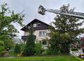 DACHSTUHLBRAND MIT MENSCHENLEBEN IN GEFAHR!