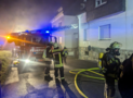 Haus nach Brand nicht mehr bewohnbar 