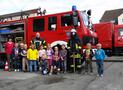 Kindergarten und Grundschule Voßwinkel besuchen ihre Feuerwehr