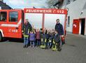 Kolpingkindergarten besucht die Hüstener Feuerwehr