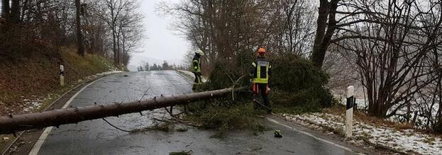 Viele Einsätze durch Sturmtief Friederike