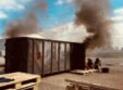 Ausbildung im Realbrandcontainer