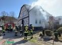 Brand einer Garage in Alme