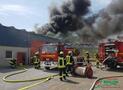 Brand einer Photovoltaikanlage