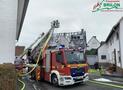 Gebäudebrand in Alme – weiterer Einsatz bei Verkehrsunfall