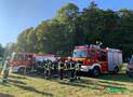 Überörtliche Hilfe bei Waldbrand in Marsberg