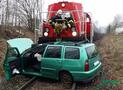 Verkehrsunfall am Bahnübergang Nehdener Weg