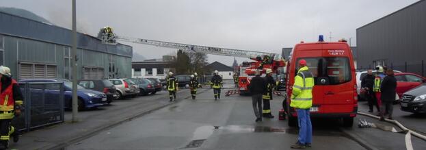 Brand in Alugießerei