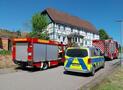 Brandeinsatz: Wehren löschen Feuer schnell