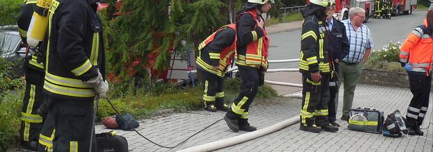 Erst Kellerbrand dann Verkehrsunfall