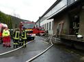 Brand in leerstehender Industriehalle am 16.04.2017