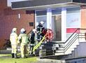 Löschzug im Einsatz: Brand auf Balkon