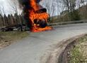 LKW Brand zwischen Bödefeld und Westernbödefeld