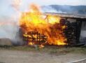 Scheunenbrand Karfreitag in Fleckenberg