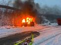 Traktorbrand in Brabecke – Feuerwehr verhindert schlimmeres