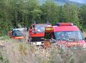 Gemeinsame Waldbrandübung der Einheiten Hellefeld und Westenfeld, des Wasserversorgungszugs und des ELW