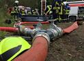 Große Waldbrandübung der Feuerwehrbereitschaft Arnsberg I in Sundern 